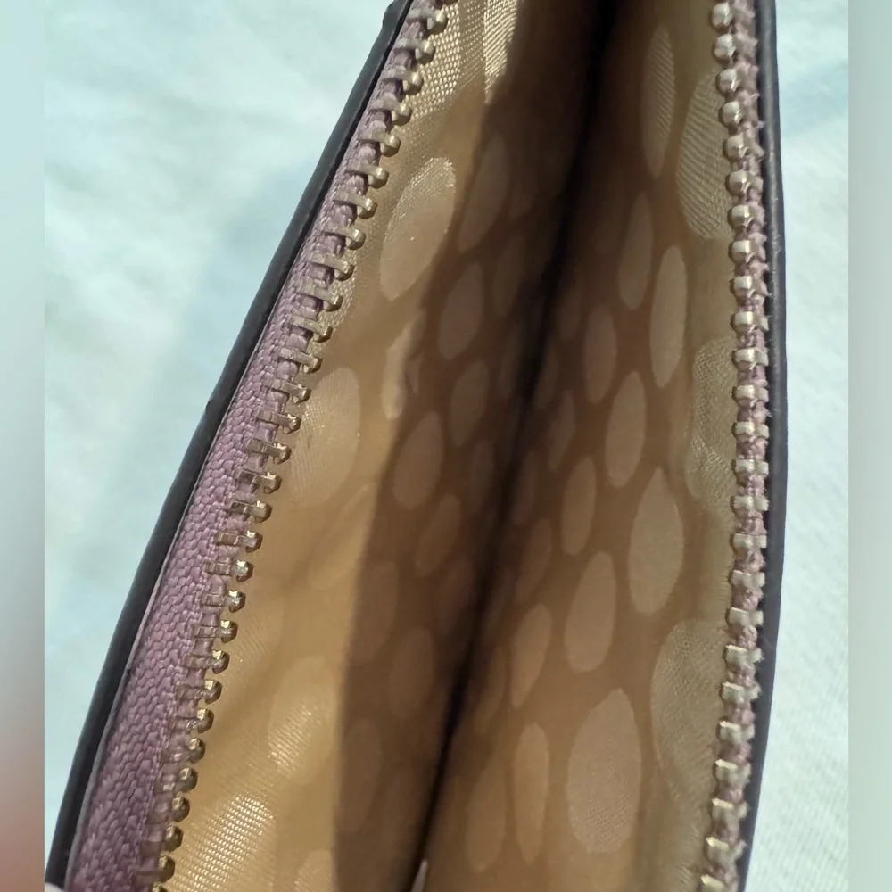 Kate Spade Wristlet Rose Gold Metallic Wallet 8